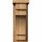 Ekena Millwork Mediterranean Rough Sawn Corbel w/Backplate, Western Red Cedar, 6"W x 12"D x 16"H COR06X12X16MED01RWR - alternate 3